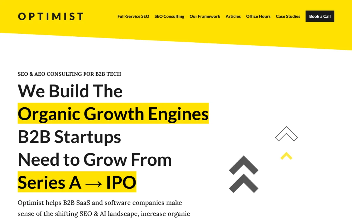 Optimist homepage, captured September 28, 2026